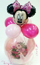 【送料無料】お好きなお色をお選び下さい!!バルーンinフラワー【生花が風船の中に】(BALLOONミッキー&ミニー)