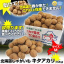 北海道産　キタアカリ　超お買い得！お徳用　Mサイズ　10キロねっちり濃厚食感で、甘みが強い！これが期待の人気者！北海道のキタアカリ！