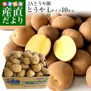 送料無料 北海道から産地直送 JAとうや湖 じゃがいも 湖ばれいしょ「とうや」 Lサイズ