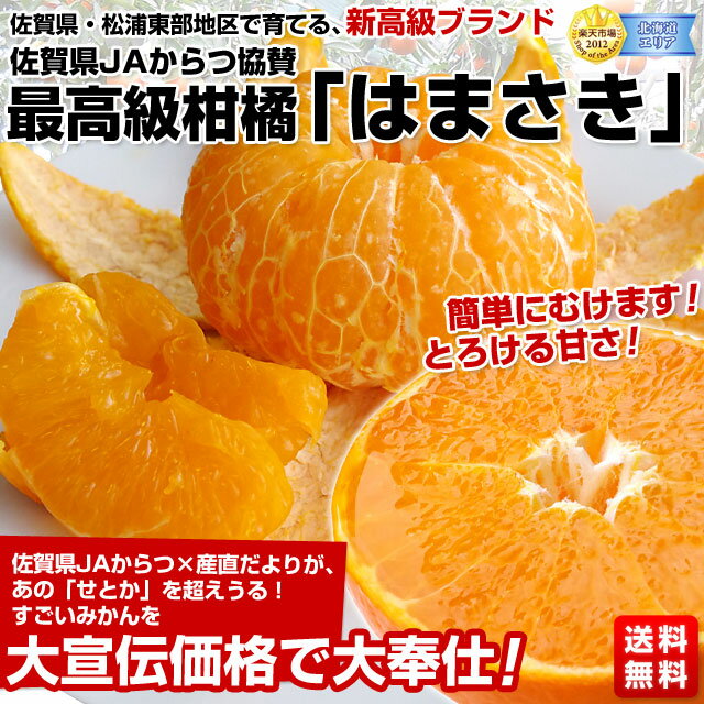 幻の美味！超高級柑橘 「はまさき」 2.5キロ箱⇒2,780円・送料無料！