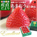 送料無料 福岡県より産地直送 JAくるめ あまおういちご EX:最上級品エクセレント 420g(12粒から15粒) 苺 いちご イチゴ ストロベリー