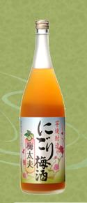 【五代酒造】　芋焼酎造り　にごり梅酒　梅太夫　12% 1800ml2008年・2009年の2年連続モンドセレクションで、最高金賞を受賞した逸品即納【今なら、金額に関係なくよりどり6本で送料無料(北海道を除く)】モンドセレクション二年連続最高金賞受賞