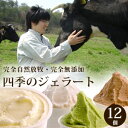 完全自然放牧&完全無添加 四季のジェラートアイス12個セット...