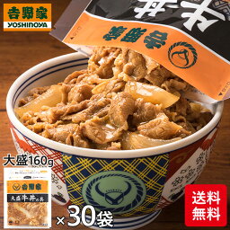 <strong>吉野家</strong> 牛丼の具 <strong>大盛</strong> 1袋（160g）×30袋