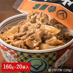 <strong>吉野家</strong> 牛丼の具 <strong>大盛</strong> 1袋（160g）×20袋
