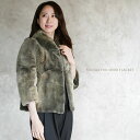ヌートリア ショート ジャケット 七分袖丈 送料無料!! レディース レデイース ladies レディス JAKET JACKET 結婚式 フォックス ファー プレゼントjacket ジヤケット lad