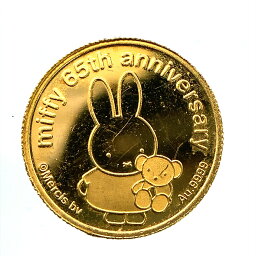 miffy 誕生65周年記念 <strong>ミッフィー</strong><strong>金貨</strong> サモア 1.2g 2020年 24金 純金 1/25オンス イエローゴールド コレクション Gold