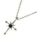 【中古】スタージュエリー クロッシングスターネックレス/ブルーサファイア&ダイヤ 【無料ギフトラッピング】【Aランク】