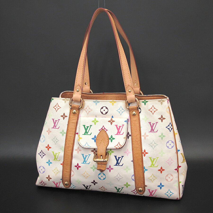 LOUIS VUITTON LV Monogram Multicolore Murakami White AURELIA MM Shoulder Bag | eBay