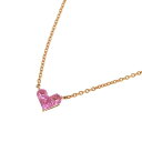 スタージュエリー ミステリアスハートネックレス/ピンクサファイア 【無料ギフトラッピング】【Aランク】【中古】