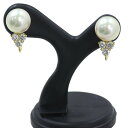 ミキモト ダイヤパールイヤリング/アコヤ/D0.13ct×2 【無料ギフトラッピング】【Aランク】【中古】