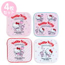 ハローキティ プチタオル4枚セット(いちご)