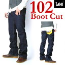 【消費税分サービス(5%OFF)】LEE(リー）　102 -BOOTCUT/ブーツカット-ワンウォッシュ