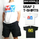 HOUSTON ヒューストン メンズ Tシャツ 半袖ミリタリ...