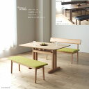 <COTRIS>130食卓 対面D3点セット<正規ブランド><130テーブル+120背付ベンチ+119ベンチ>の3点セット【産地直送価格】【ダイニング】受注生産約40日後の仕上がり