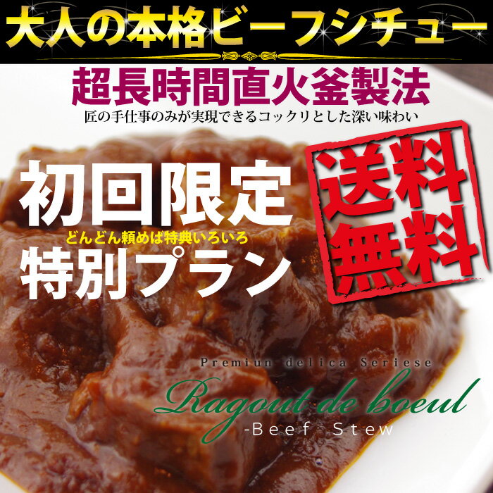 初回限定本格ビーフシチューお試しセット【送料無料】簡単