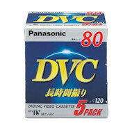 AY-DVM80V5 Panasonic/パナソニック ミニDVカセットテープ