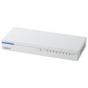 LAN-SW08P/M ロジテック 100BASE-TX対応 8ポートスイッチングハブ メタルケース