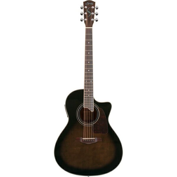 【代引き不可】 YE40-BKB S.yairi アコースティックギター YE40 ブラックバースト