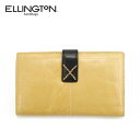 エリントン Ellington 二つ折り 財布 長財布 レザー アウトレット ユニセックス 3635ye イエロー あす楽 送料無料