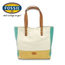 フォッシル/FOSSIL レディース トートバッグ レザー ...