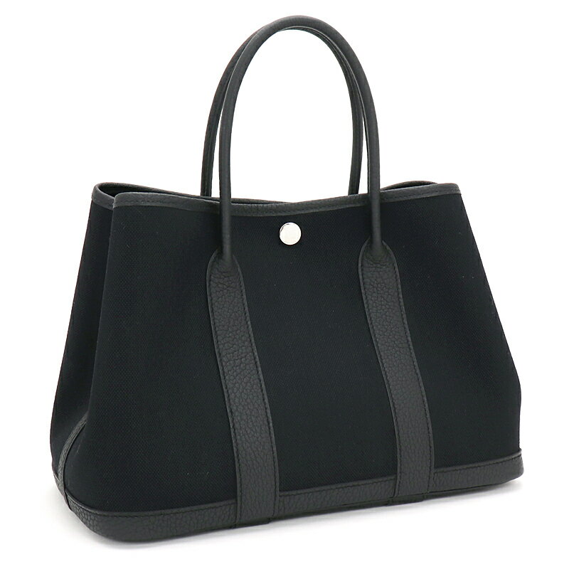 エルメス ガーデンパーティTPM 30 トワルミリタリー ネゴンダ トートバッグ 069573CK AV ノワール ノワール 刻印K 【並行輸入品】