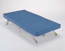 素敵なインテリア空間を演出組立不要リクライニング折りたたみベッド ネイビーブルー色カバー付 安心、信頼のアテックス製です。AX-B913