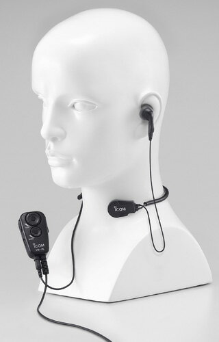 【送料無料】《HS-97+VS-2L》（アイコム/咽喉マイク）手を使わずに通話できるVOX対応スイッチユニット（VS-2L)付き　特定小電力無線機　IC-4100 用