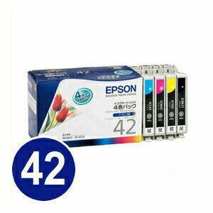 純正インク エプソン IC4CL42 （4色パック） インクカートリッジ チューリップ 【EPSON】
