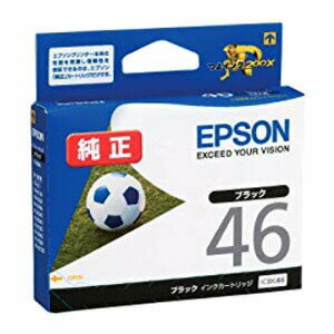 純正インク エプソン ICBK46 （ブラック） インクカートリッジ サッカーボール 【EPSON】