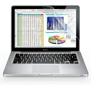 アルミ製MacBook液晶保護フィルム 反射防止フィルム Mac Book 13.3型ワイド用【サンワサプライ】