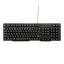 キーボード ブラック 排水機能付き 大型スペースキー メンブレンキー USB接続