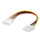 内蔵電源ケーブル 延長ケーブル 15cm 5インチ用4pin...