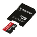 Transcend microSDJ[h 128GB Class10 UHS-1 5Nۏ }CNSD microSDXC SDA_v^t ő]x60MB/s 400x NX10 w 