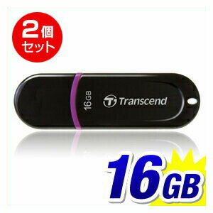 【まとめ割 2個セット】Transcend USBメモリ 16GB JetFlash300…...:sanwadirect:10074468