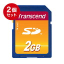  ܂Ƃߊ 2Zbg Transcend SDJ[h 2GB 5Nۏ WiiΉ SD[J[h w 