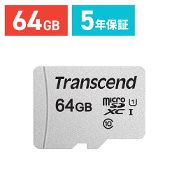 Transcend microSDカード <strong>64GB</strong> <strong>Class10</strong> UHS-I U1 <strong>microSDXCカード</strong> 5年保証 マイクロSD クラス10 スマホ SD Nintendo Switch スイッチ