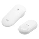 ワイヤレスチャイム 玄関 介護 受信機/送信機セット 最大50m 電池不要 工事不要 呼び