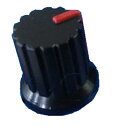 Bタイプ 直径φ12×高さ15+つば15mm 赤 2個