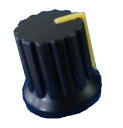 Bタイプ 直径φ12×高さ15+つば15mm 黄色 2個