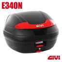 送料無料 GIVI ジビ リアボックス モノロックケース トップケース カラー 未塗装ブラック 容量 34L E340N バイク用ボックス GIVI製 高品質リアボックス