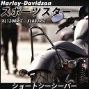 送料無料 ハーレー スポーツスター シーシーバー XL1200R XL1200C XL883R XL883C ブラック バックレスト 純正適合 ハーレーダビッドソン用 外装 カスタムパーツ