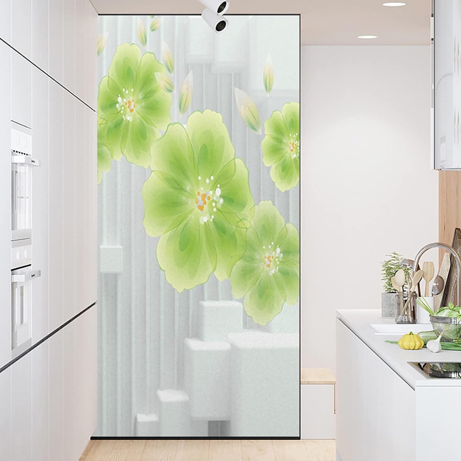 目隠しシート 窓用フィルム 自然風景 ネーチャー ガラスシート uvカットフィルム 断熱シート 遮光 外から見えない はがせる 水で接着 貼ってはがせる 再利用可能 インテリア ガラス飛散防止 紫外線