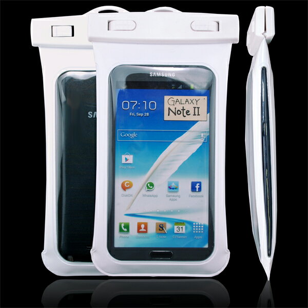 【2色】【防水規格 IPx8取得】GALAXY Note 2/GALAXY Note 3 対応 防水ケース 大画面スマホ対応 ネックストラップ付 【防水袋】【スマホケース】【スマートフォン】【アクアパック】【お風呂】【プール】【スキー】【釣り】【マリンスポーツ】【RCP】