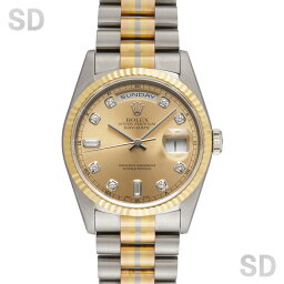 ROLEX <strong>ロレックス</strong> <strong>デイデイト</strong> 18239A BIC シャンパン/ダイヤ メンズ 【中古】