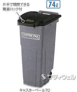 【送料無料】テラモトキャスターペール70約74LDS-224-170-8【HLS_DU】