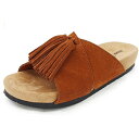 MINNETONKA ミネトンカ ミラ MILA レディース フラットサンダル タッセル ブラウン 799861
