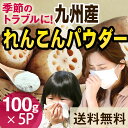 増量しました!れんこんパウダー 100g×5P メール便送料...