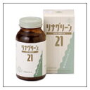 〔リナグリーン〕リナグリーン21 500粒藍藻 緑色の粒 健康補助食品 サプリ 植物性サプリメント 健康食品 総合栄養補助食品 スピルリナ 高アルカリ性食品