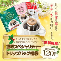 【澤井珈琲】大好評送料無料1分で出来るコーヒー専門店のドリップバッグコーヒー120杯分福袋